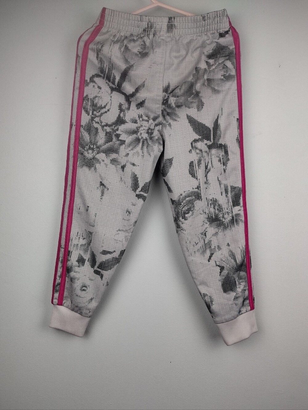 Adidas Floral Girl's Track Jacket & Pants kid's size 5 - Picture 7 of 9